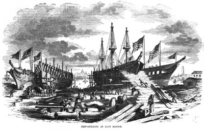 Ship Building in Boston