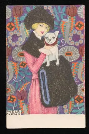 Woman with dog