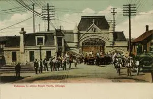 Entrance to Union Stock Yards, Chicago