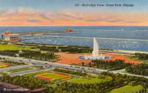 Bird's-Eye view, Grant Park, Chicago