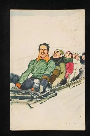 People sledding