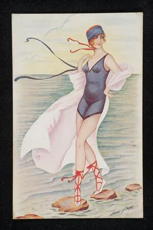 Woman at the beach