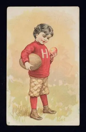 Boy and a football